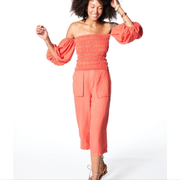 YOUNG FABULOUS AND BROKE WOMEN'S RED SAILOR LENIN BLEND PANT SIZE M - Picture 3 of 12